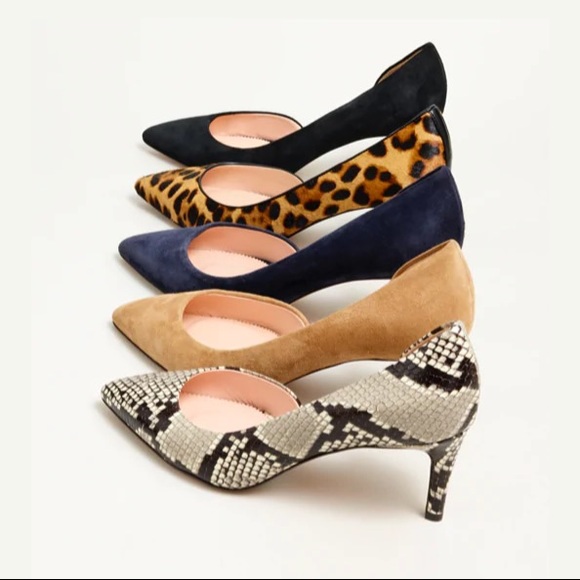 J. Crew Lucie leopard calf hair d’orsay Heels 8.5 - Picture 4 of 11